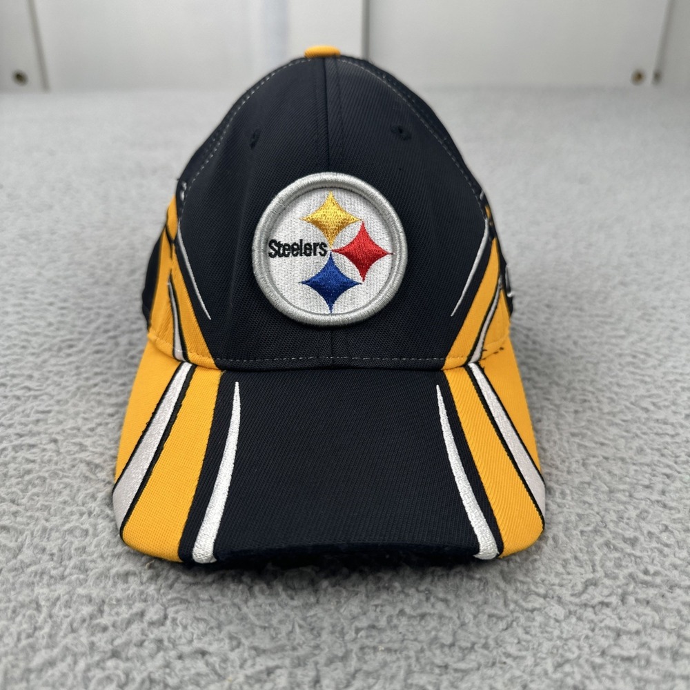 Vintage Reebok Pittsburgh Steelers Hat L/XL Embroidered‎ NFL Authentic Sideline